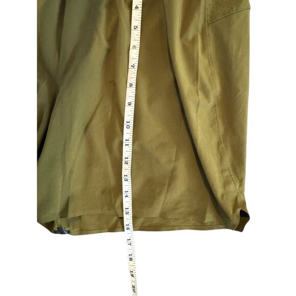 Lululemon Olive Green Men’s Lined Running Shorts 4” Medium Athletic Gym Wear - Picture 9 of 9